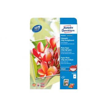 AVERY ZW. Superior InkJet Photo Paper A4 2556-20 250g 20 Blatt