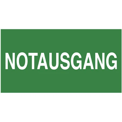 BIELLA Schild Notausgang