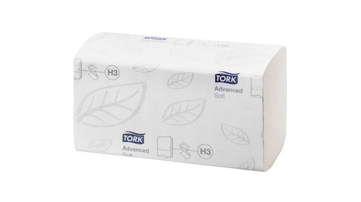 TORK Papierhandtücher Advanced V-Falz, 2-lagig, weiss