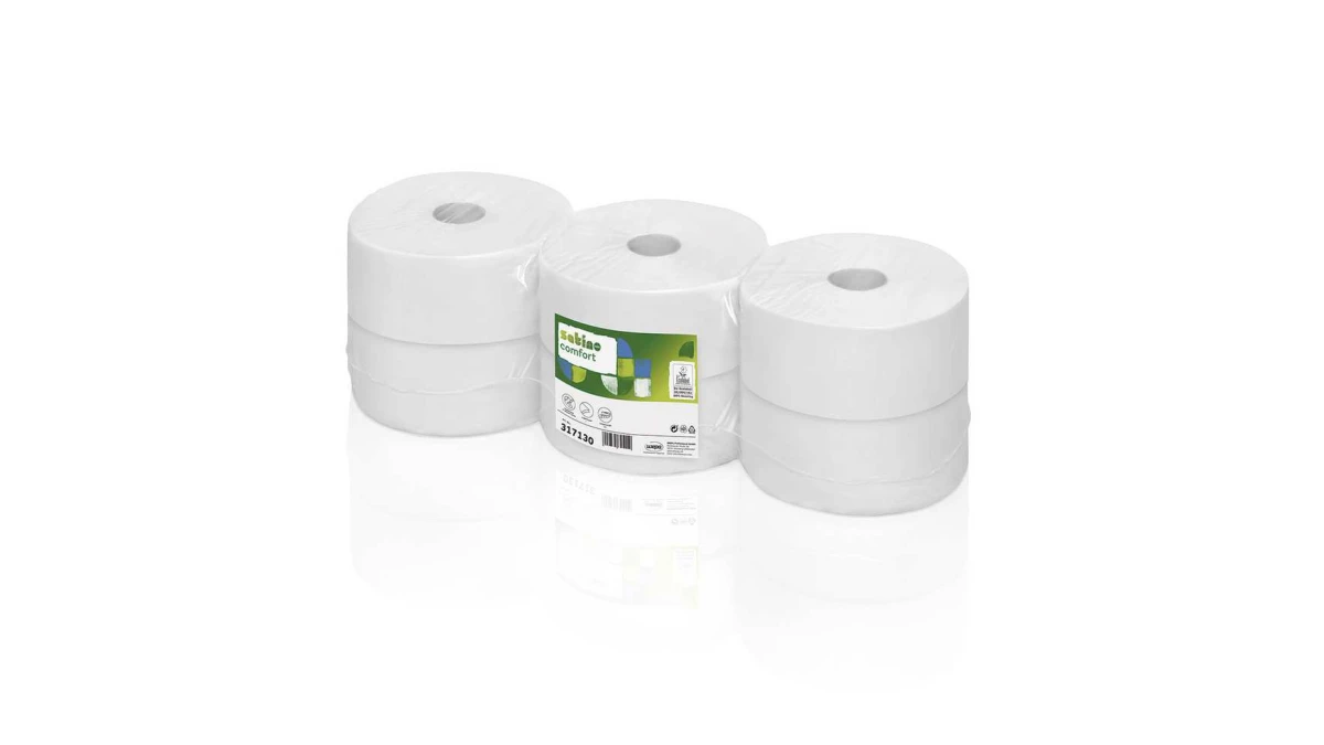 SATINO WC-Papier Comfort Jumbo Midi 2-lagig, 6 Rollen