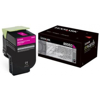 Lexmark Toner-Kit magenta (80C0S30, 800S3)
