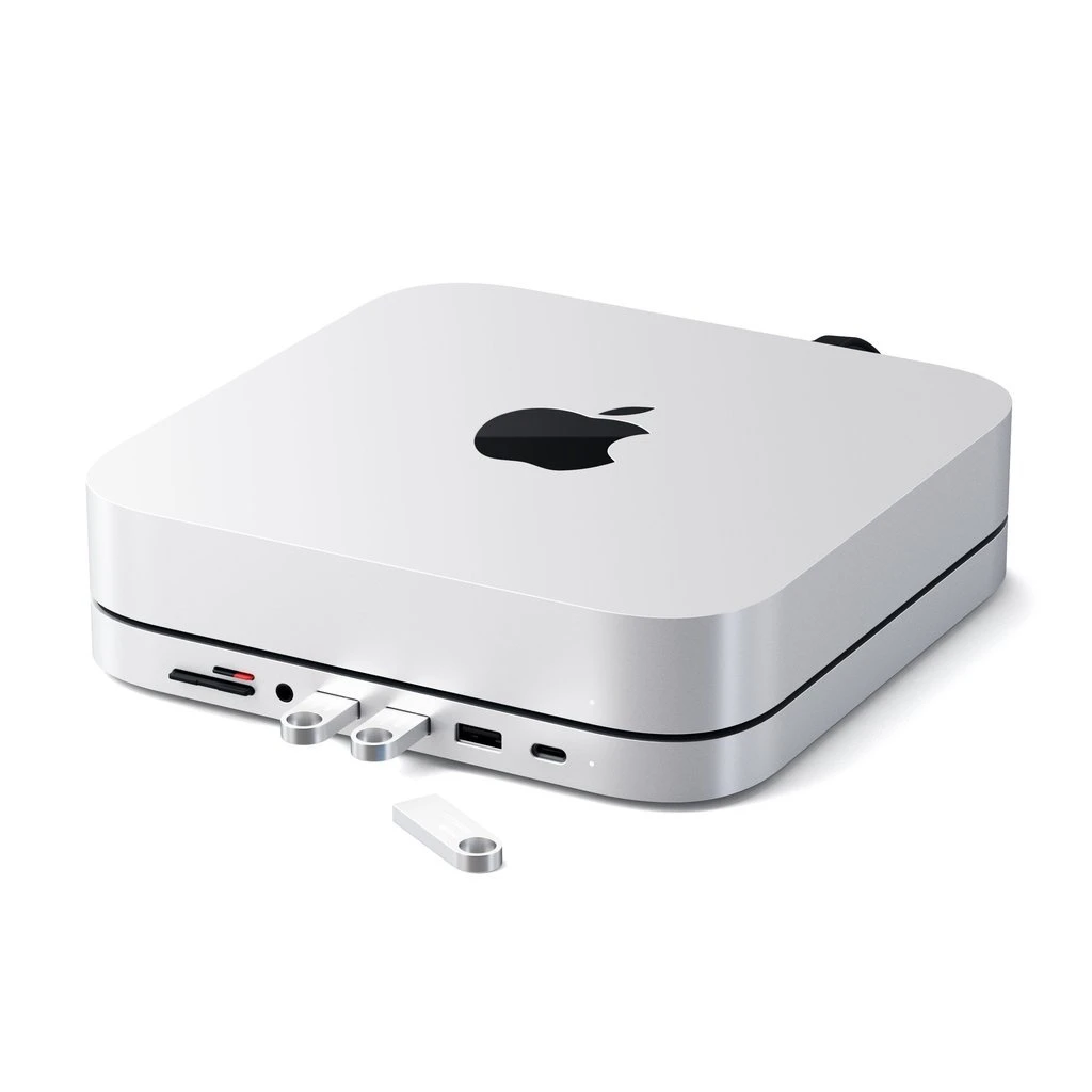 Satechi USB-C Aluminium Stand & Hub für Mac Mini