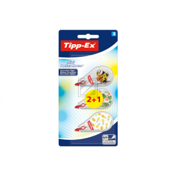 TIPP-EX Mini Pocket Mouse 8516807 Decors, ass. 3 Stk.