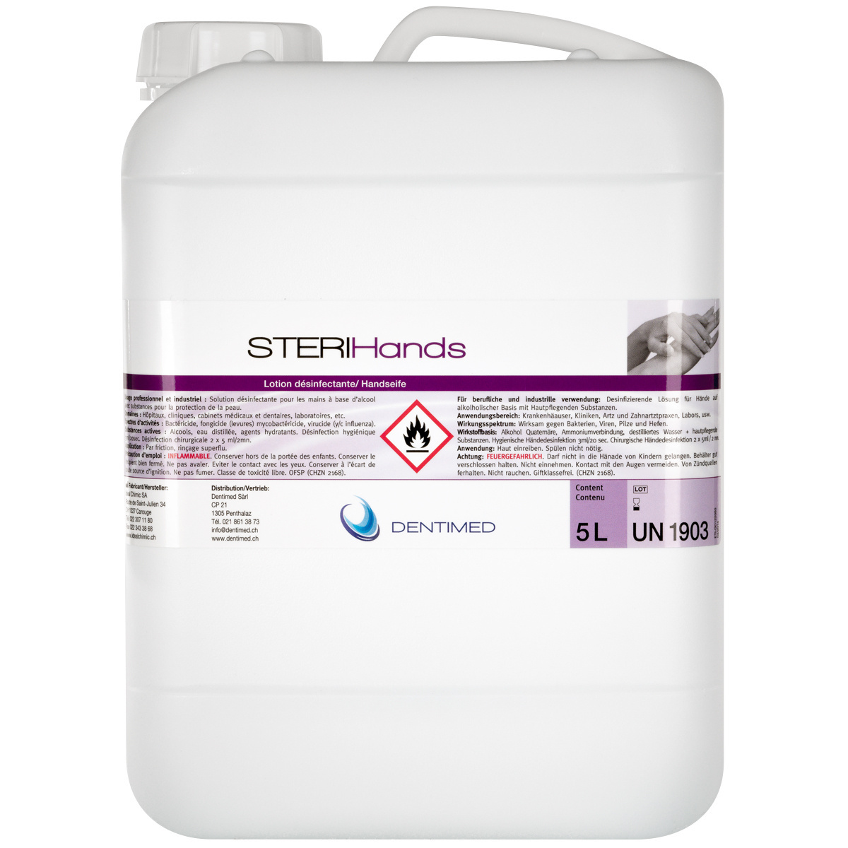 Sterihands, 1 x 5 Liter im Kanister