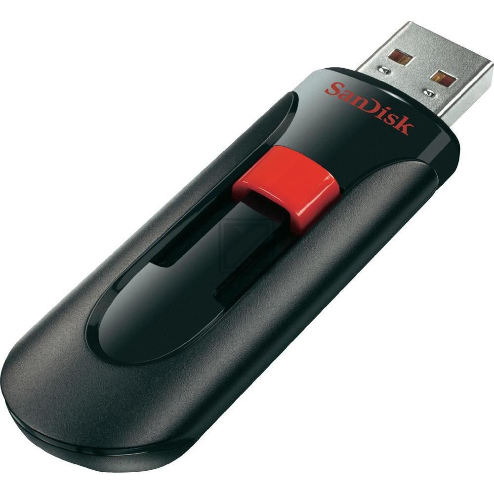 SANDISK CRUZER GLIDE USB STICK 32GB SDCZ60-032G-B35 USB 2.0 schwarz