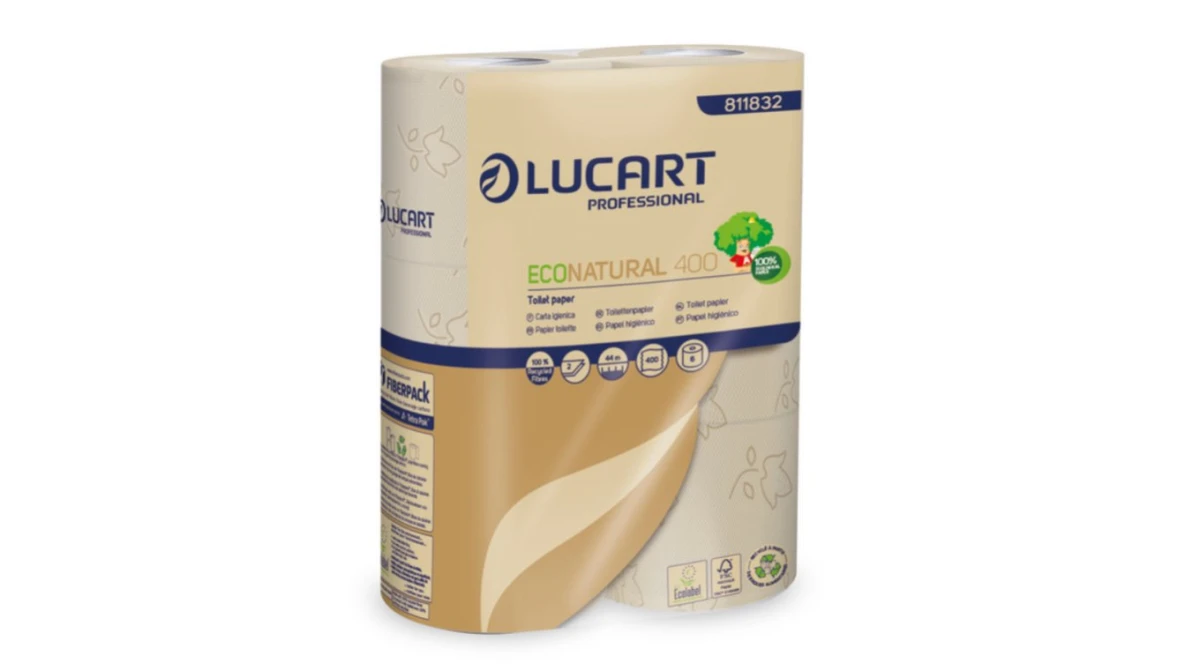 LUCART WC-Papier EcoNatural 2-lagig, 30 Rollen