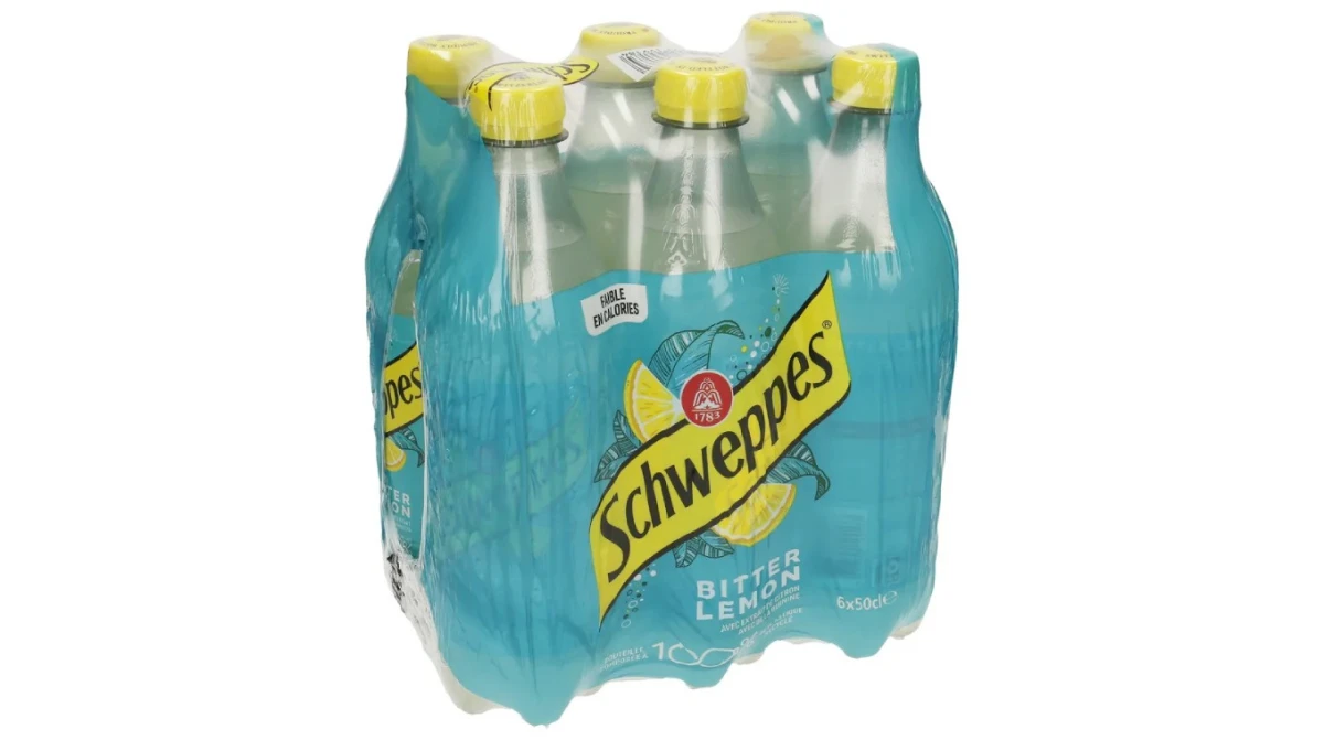 SCHWEPPES Bitter Lemon, kalorienarm, 6 x 500 ml