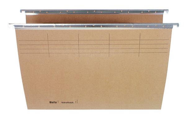 Biella Original Hängemappen, braun, Pack à 50 Stück