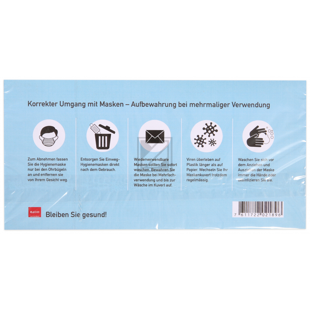 ELCO Couvert für Masken C5/6 74000.12 170g, weiss 10 Stück