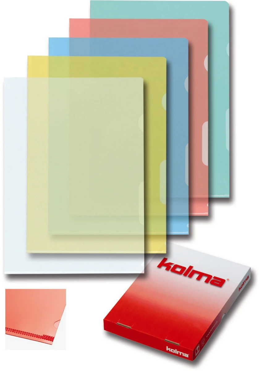 KOLMA Sichtmappen A4 assortiert
