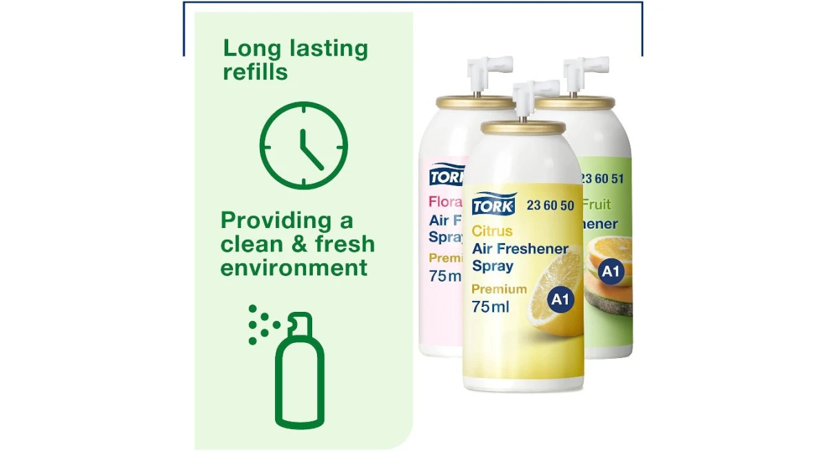 TORK Duftpatronen Air Freshener Spray Mix 12 x 75 ml