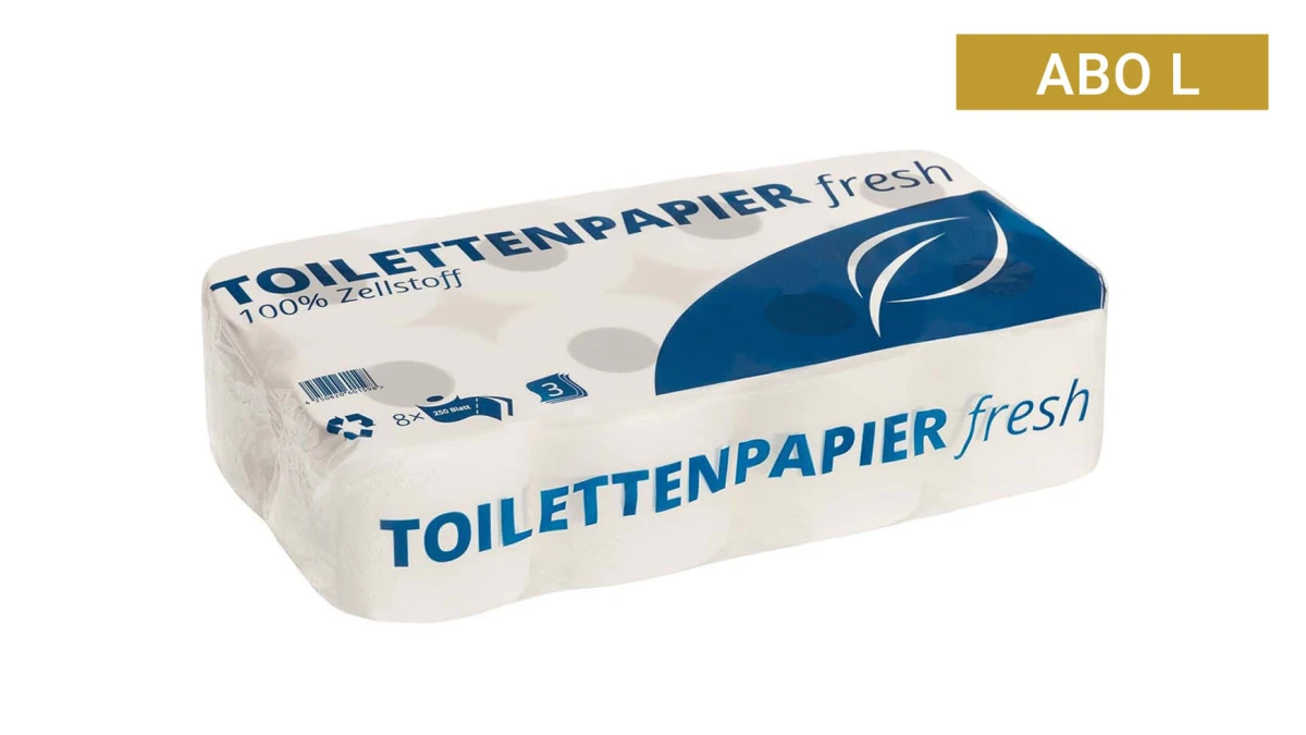ABO L | WC-Papier Fresh, 3-lagig, 250 Blatt