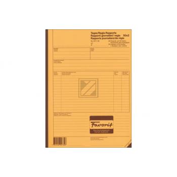FAVORIT Regierapport D/F/I A4 9171 OK weiss 50x2 Blatt