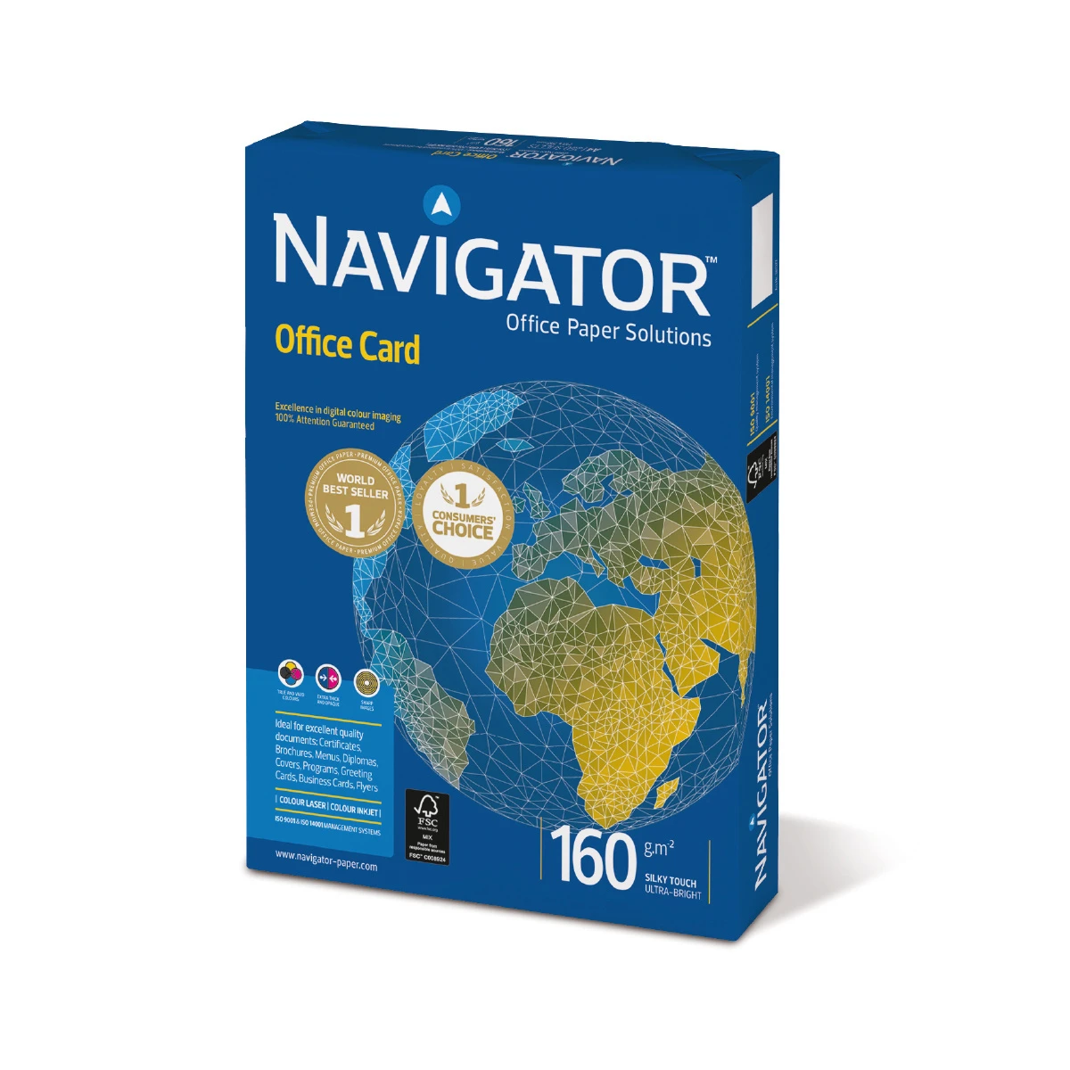 NAVIGATOR Kopierpapier Office Card A4, 160 g/m², 250 Blatt