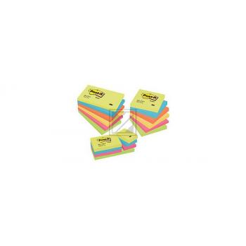 POST-IT Haftnotizen Energy 127x76mm 655-TFEN 6-farbig 6x100 Blatt