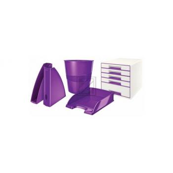 LEITZ Ordner WOW 5,2cm 10060062 violett metallic A4