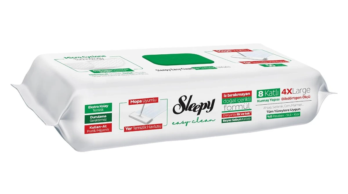 SLEEPY Bodenreinigungstücher Easy Clean 4XL 50 Tücher