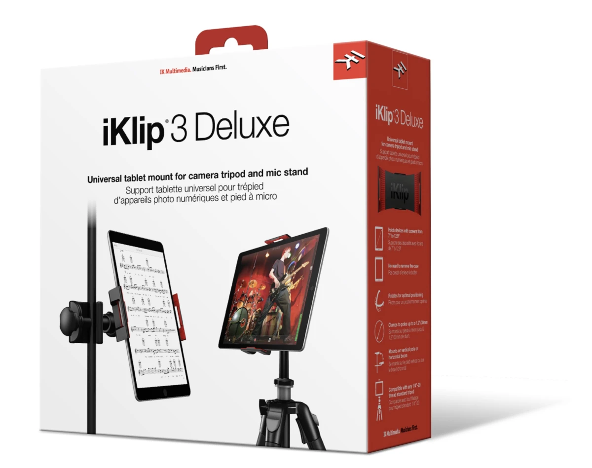 IK Multimedia iKlip 3 Deluxe Mikro & Videohalterung
