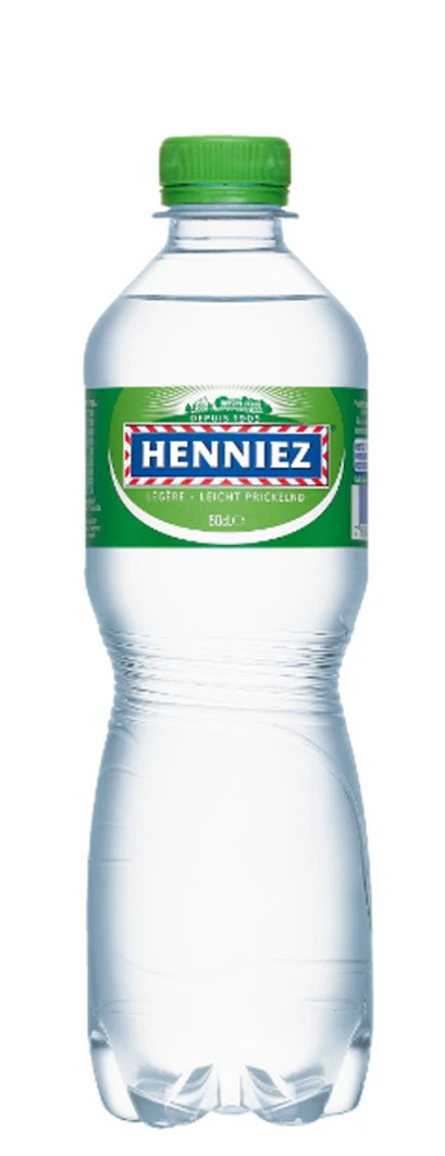 HENNIEZ grün Mineralwasser 50cl - leicht prickelnd (6x)