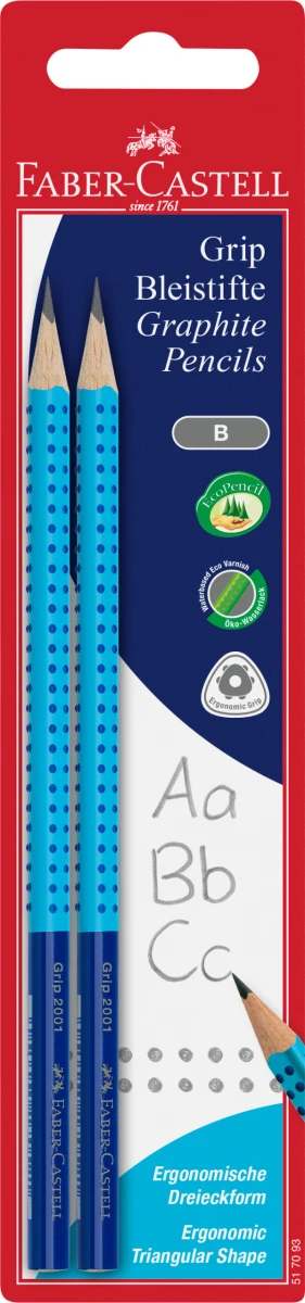 FABER-CASTELL Bleistift Grip B