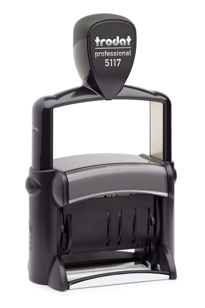 trodat Wortbandstempel mit Datum 5117 deutsche Version