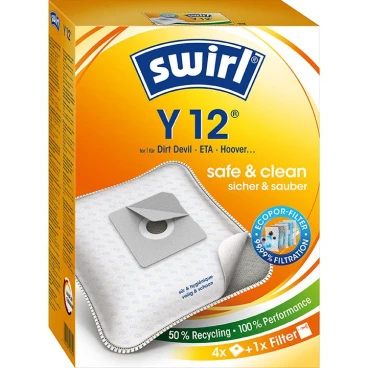 SWIRL Staubbeutel Y 12 EcoPor 4 Stück