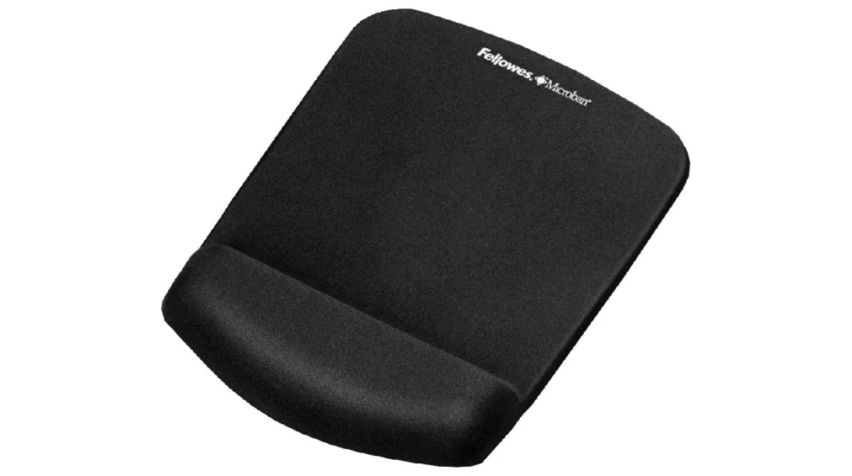 FELLOWES Mausmatte Plushtouch mit Handgelenkauflage