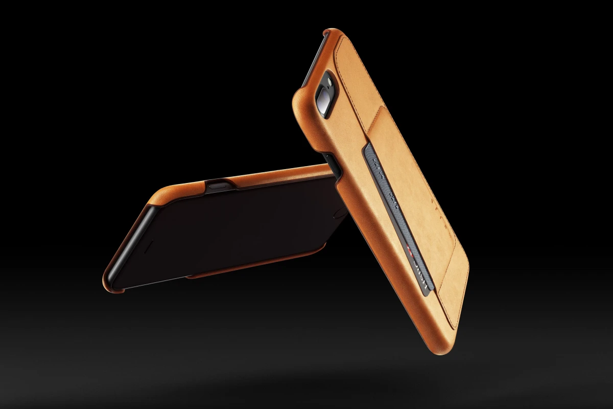 Mujjo Leather Wallet Case Phone 7 Plus & 8 Plus