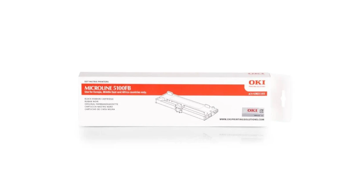 OKI Farbband Nylon schwarz