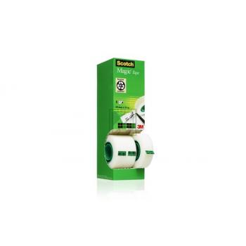 SCOTCH Magic Tape Turm 810 19mmx33m 8-1933R8 unsichtbar 8 Rollen