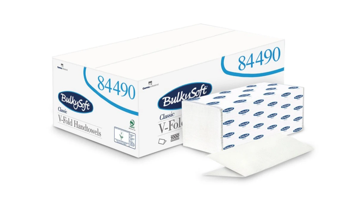 BULKYSOFT Papierhandtücher Classic V-Falz, 2-lagig, weiss