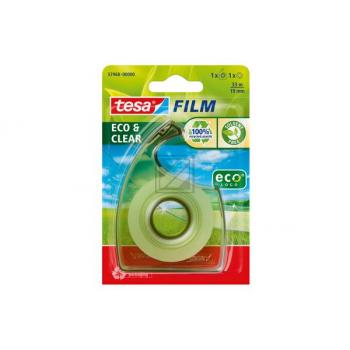 TESA Handabroller EasyCut Blister 57968-00 grün, inkl. 1 Rolle 19mmx33m