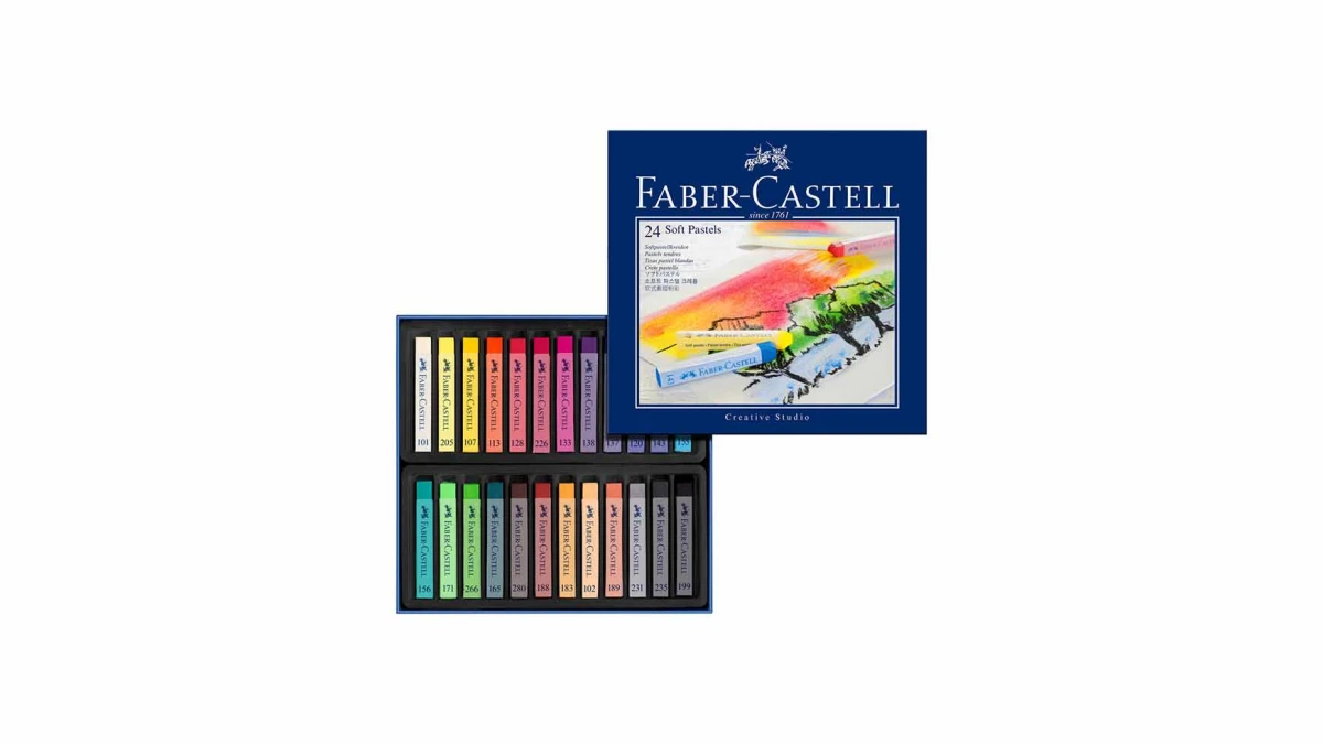 FABER-CASTELL Softpastellkreiden 24er Kartonetui