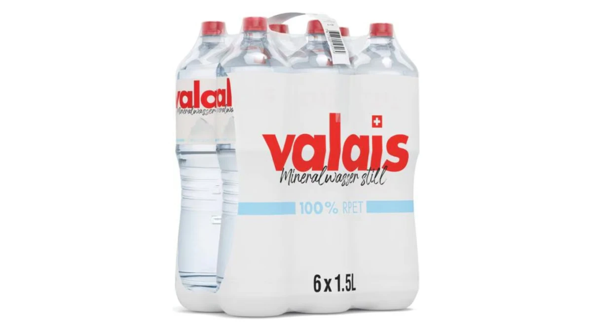 VALAIS Mineralwasser Naturelle 6 x 1.5 Liter