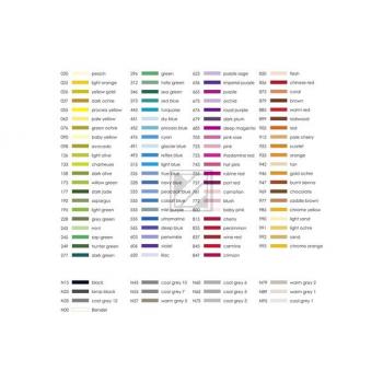 TOMBOW ABT Dual Brush Pen ABT-6P-2 6er Set Pastellfarben