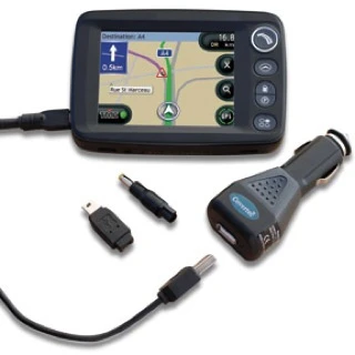 Covertec Ladekabel und Autoladegerät für GPS
