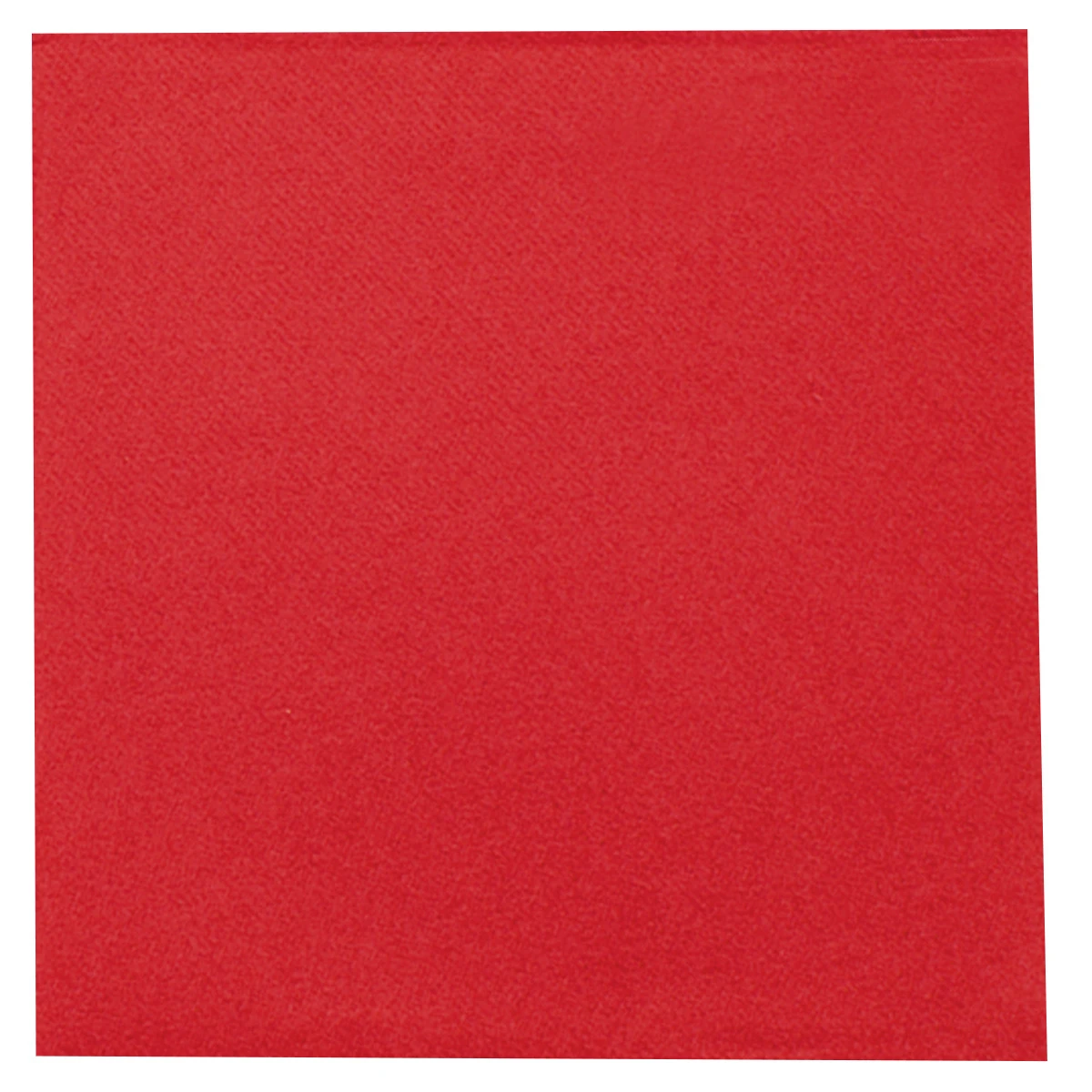 DENI meet Airlaid Servietten rot, 40 x 40 cm, 1/4 Falz, Pack à 50 Stück