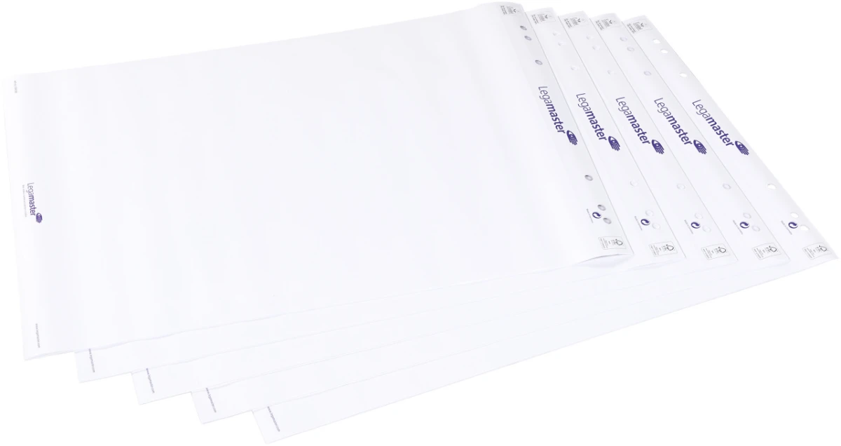 Legamaster Flipchart Papierblock blanko 5 Block
