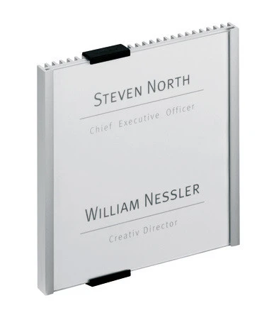DURABLE Türschild mit Aluminiumrücken 149 x 148.5 mm