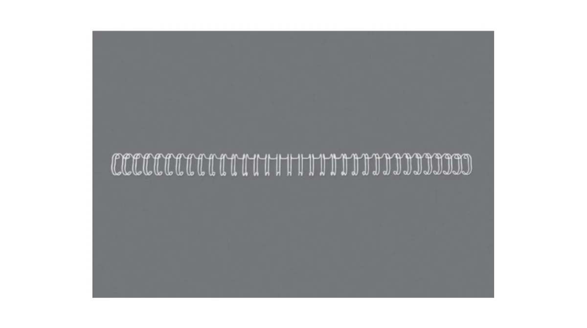 GBC Drahtbinderücken 6mm A4. Ø 6 mm