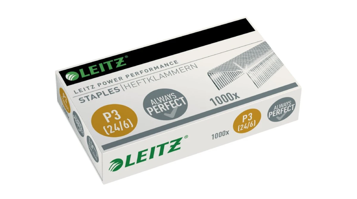 LEITZ Heftklammern P3 verzinkt 24/6 1000 Stk.