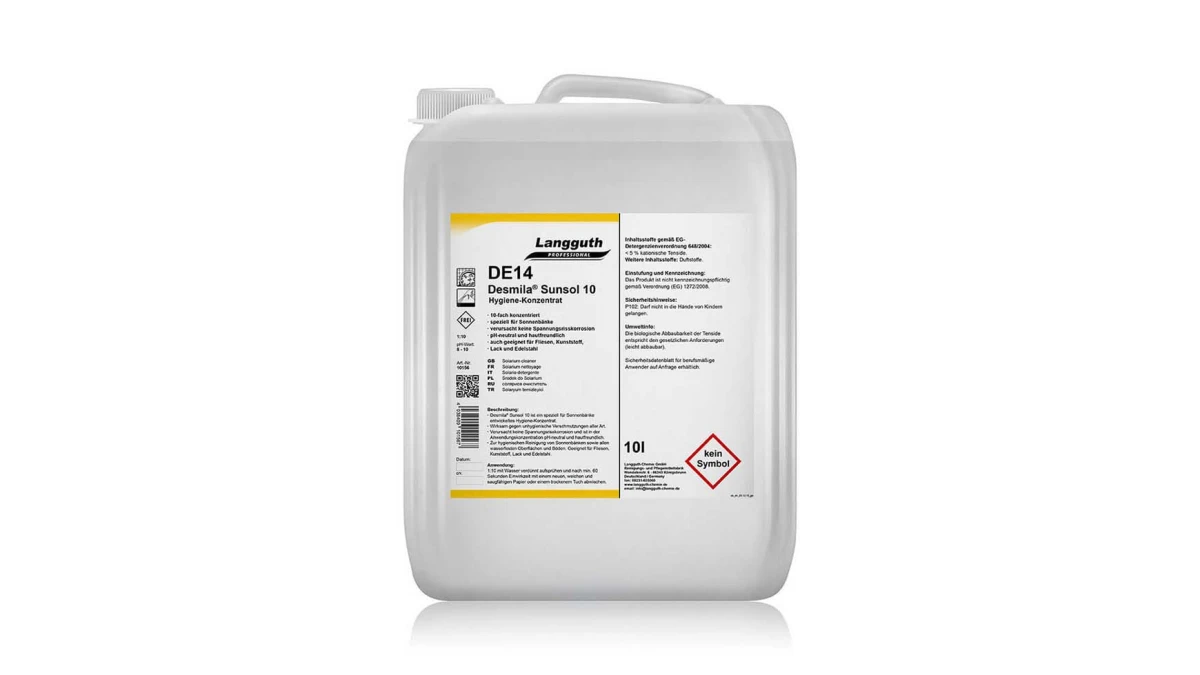 LANGGUTH Wasch- und Reinigungsmittel DE14 Desmila Sunsol 10 L