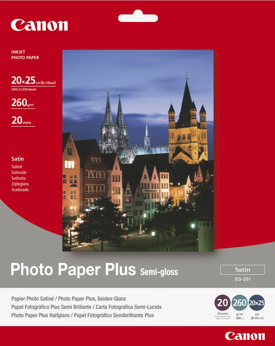 CANON Photo Paper Semi-gloss 20x25cm