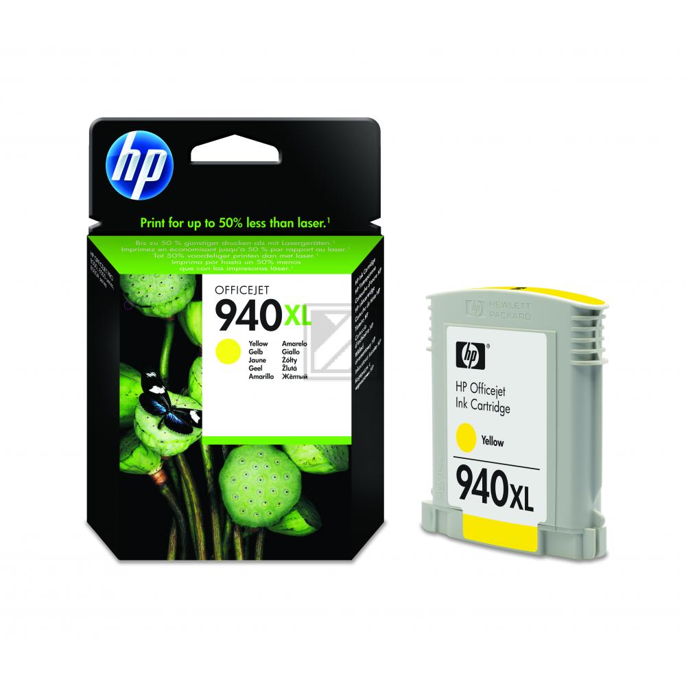 HP Tintenpatrone gelb HC (C4909AE, 940XL)