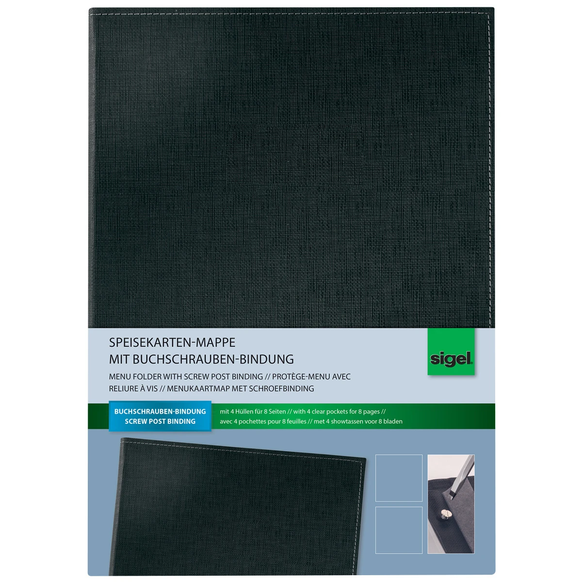 SIGEL Speisekarten-Mappe A4