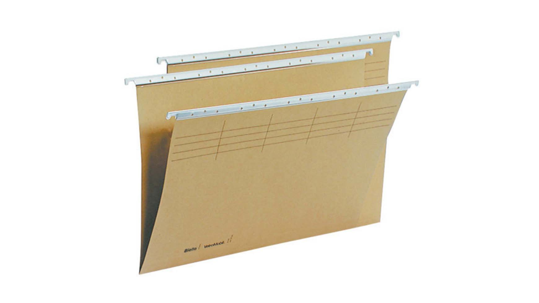Biella Original Hängemappen, braun, Pack à 50 Stück