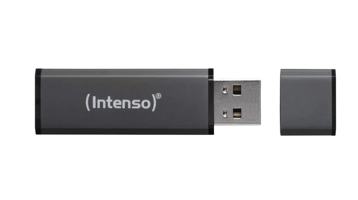 INTENSO USB-Stick Alu Line 16GB USB 2.0 dunkelgrau