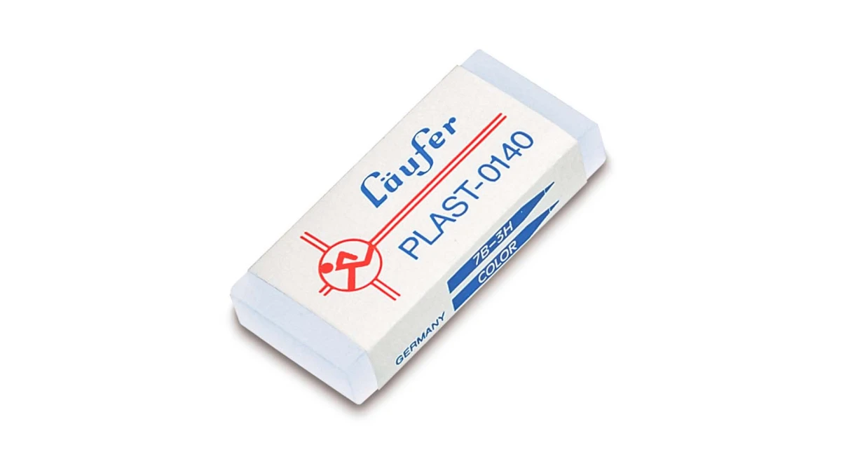 LÄUFER Plast-Radierer 46x20x9mm