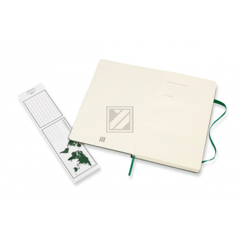 MOLESKINE Notizbuch HC L/A5 629087 kariert, myrtengrün, 240 S.