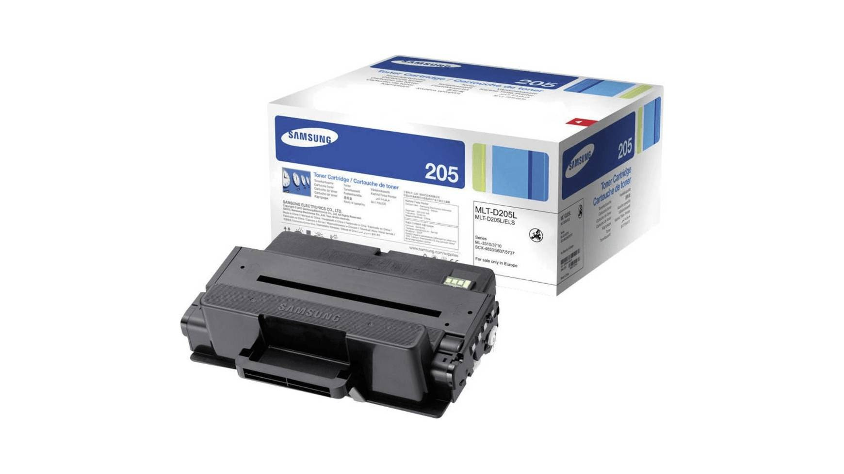 Samsung Toner-Kartusche Kartonage schwarz High-Capacity (MLT-D205L, 205L)